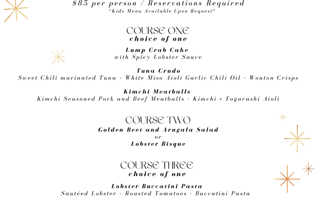 New Year’s Eve at Sip + Savor